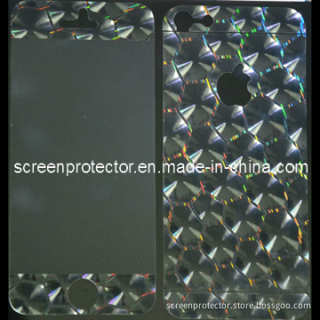 3D Color Water Cube Design for iPhone 5 Front and Back